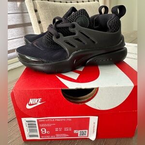 Nike Little Presto toddler sneakers, size 9